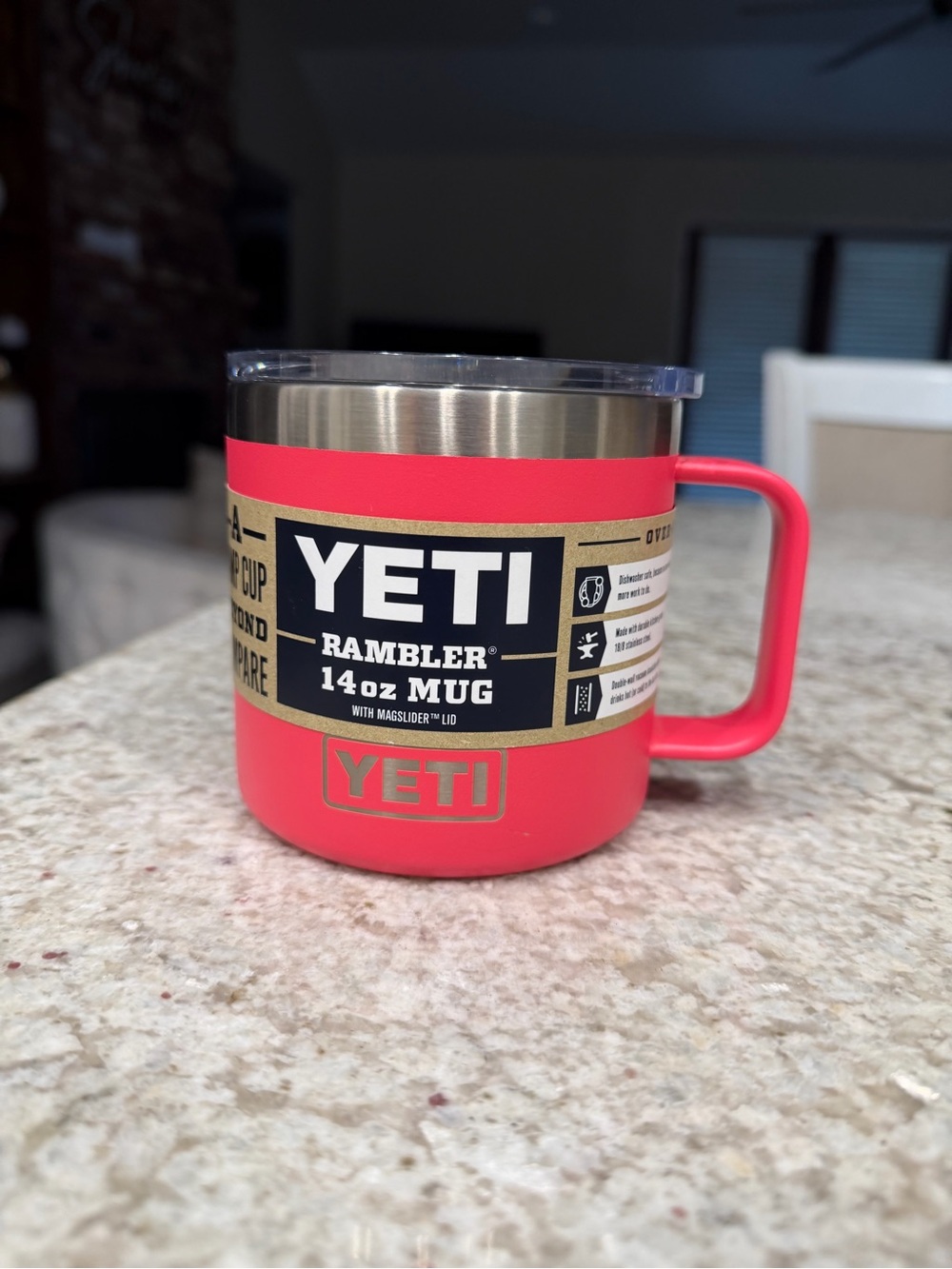 YETI Rambler 14 oz Mug - Bimini pink